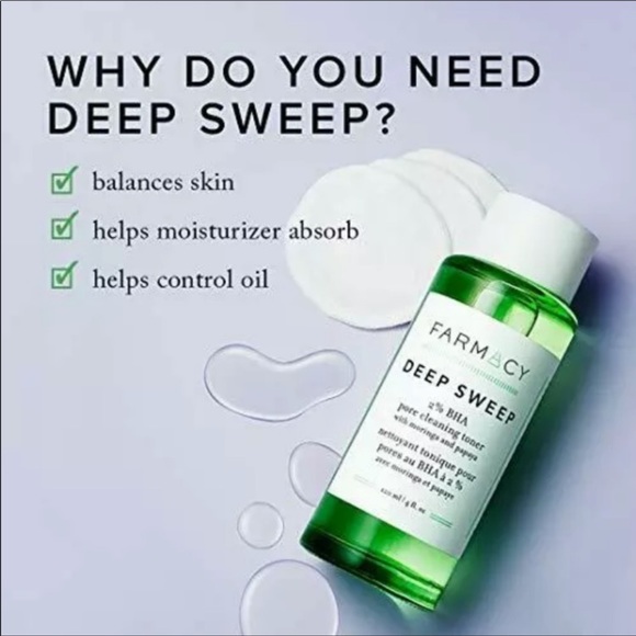 NIB FARMACY DEEP SWEEP PAPAYA  2% BHA Pore Cleaning Toner 4 oz large - Picture 5 of 9
